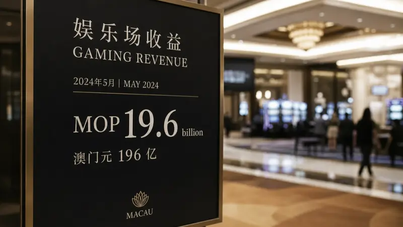 Pendapatan Kasino Macau Mengalami Penurunan Tahunan Namun Naik Dibanding Juni